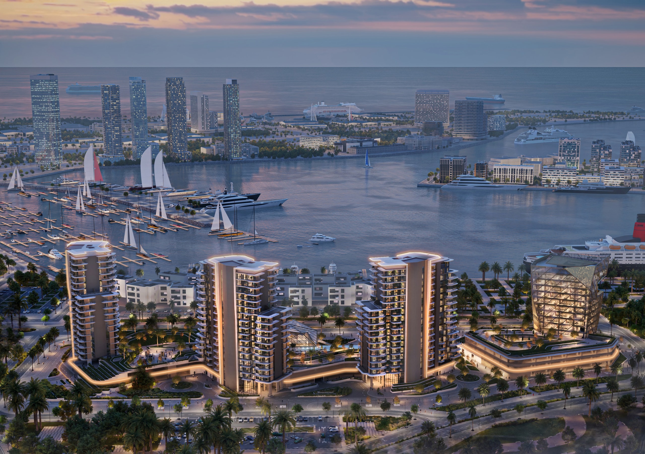 Portside Square in Mina Rashid by Ellington