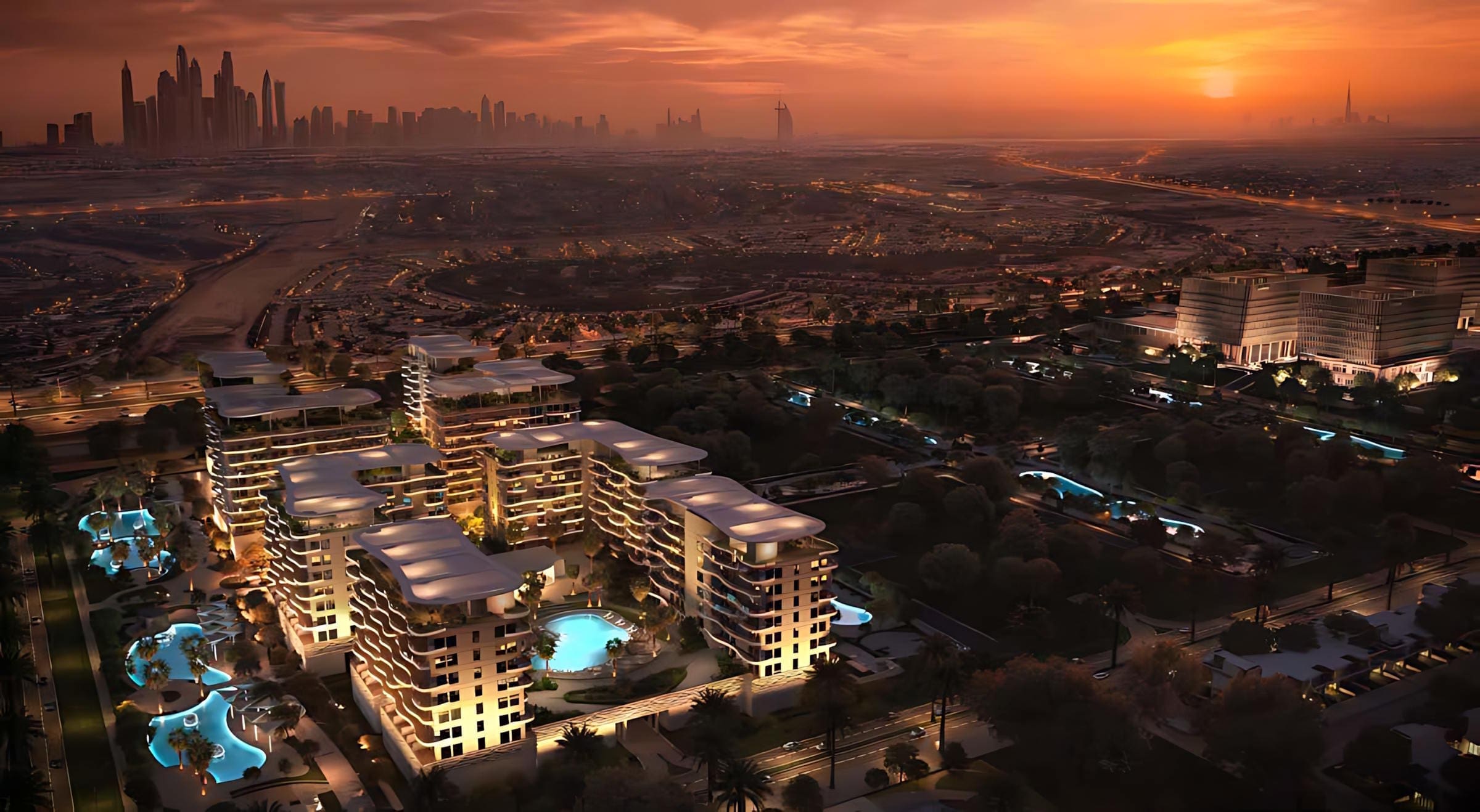 Damac Sorrento Lagoon Views